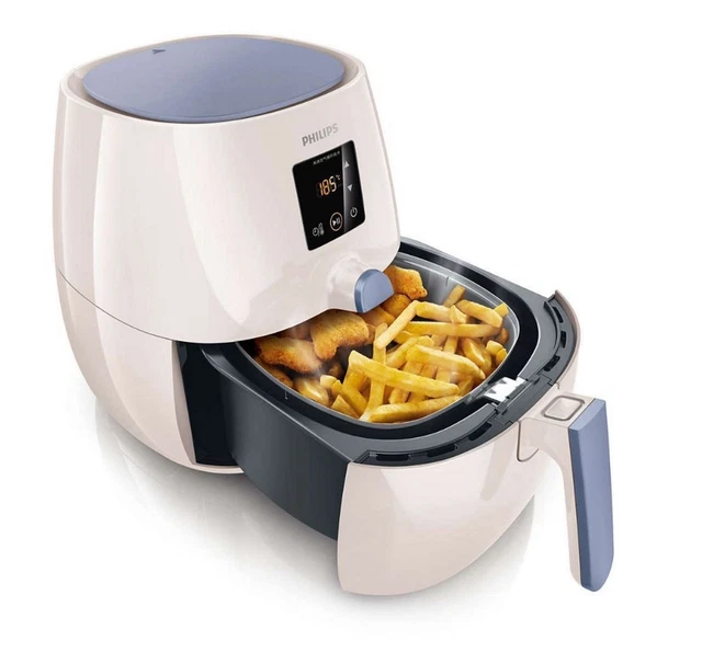 PHILIPS DIGITAL AIRFRYER, Fry Healthy, White (Model HD9230/56)... NEW