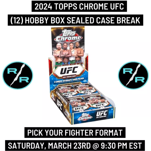 COLBY COVINGTON 2024 Topps Chrome UFC 12 Hobby Box 1 Case Fighter