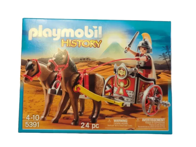 PLAYMOBIL® 5391 / Römer Streitwagen Tribun Pferde History NEU & OVP