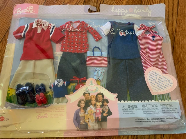 Mattel Happy Family Midge & Baby Clothing et 2002 Factory ealed