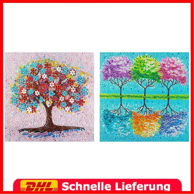 5D Full Special Shaped Drill Crystal Diamond Painting Tree Kits Rhinestone Art