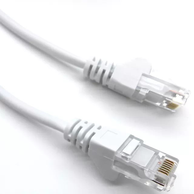 RJ45 Cat5e Netzwerk LAN Kabel Ethernet Patch Lead schnelles Internet 0,25 m- 50 m Posten