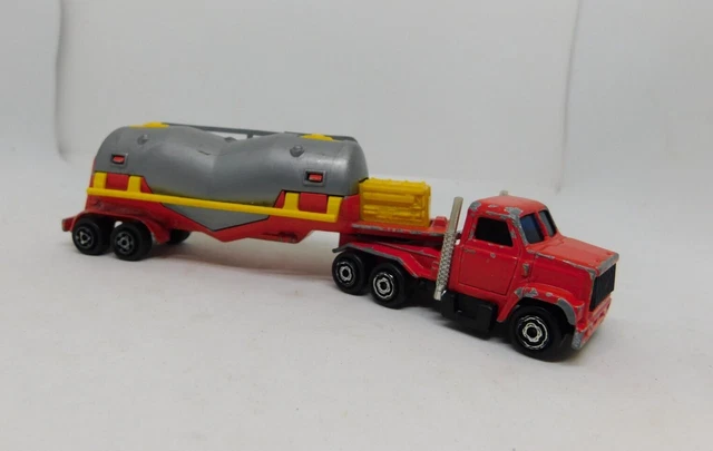 Remorque Citerne AGIP Majorette échelle 1/100 - Occasion En Bon état