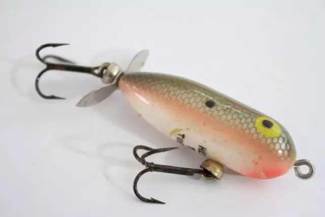HEDDON TINY TORPEDO Gold Eyes Red Head Silver Flitter Pattern Bass Fishing  Lure $32.00 - PicClick AU