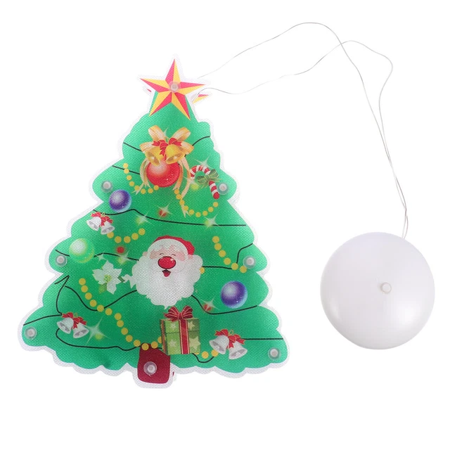 Christmas Night Light Suction Cup Hanging Light Household Windows LED