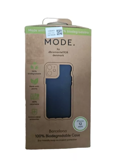 dbramante1928 Biodegradable Shockproof Phone Case Antimicrobial Cover- Barcelona