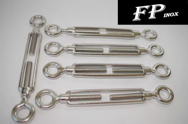 Tendeur ( Ridoir ) Oeil / Oeil 140mm inox A4 ( lot de 5 )