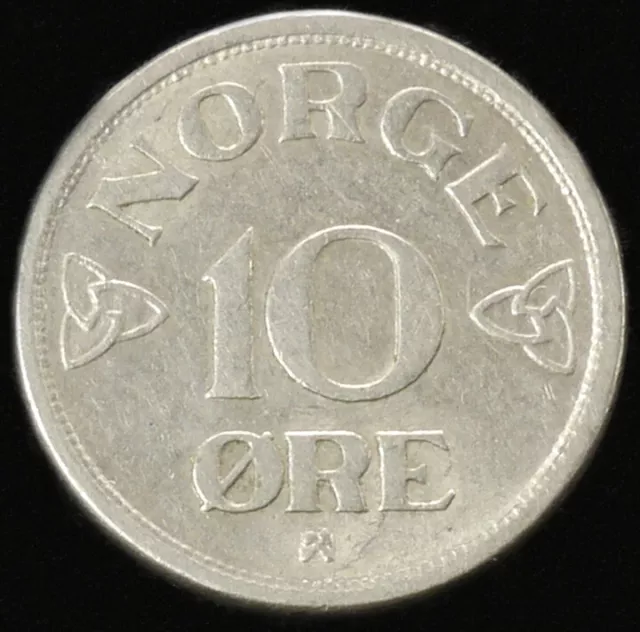 Norway 10 Ore 1951 to 1957 (Choose the year) KM396 (GLIC-003E)