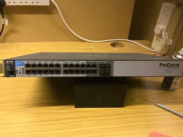 HP PROCURVE 2510G-24 Manageable Ethernet Switch With Ears- J9279A £20. ...