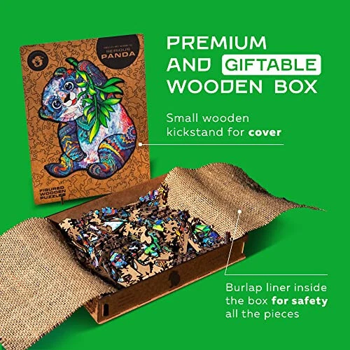 UNIDRAGON Wooden Puzzle Jigsaw, Best Gift for Adults and Children, Unique  [NEW] 6