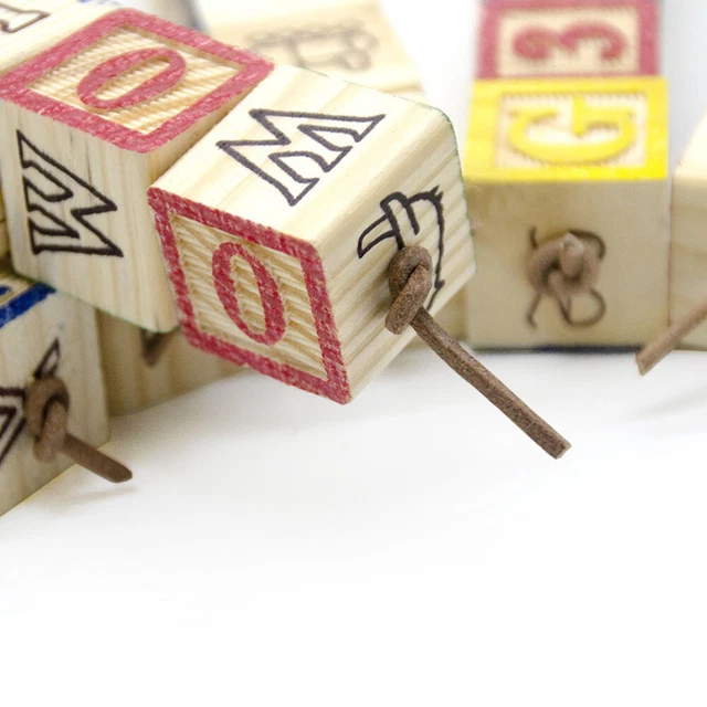 2x Papagei Käfig Spielzeug Vogel Barsch Stehen Papagei Kauen Block 2