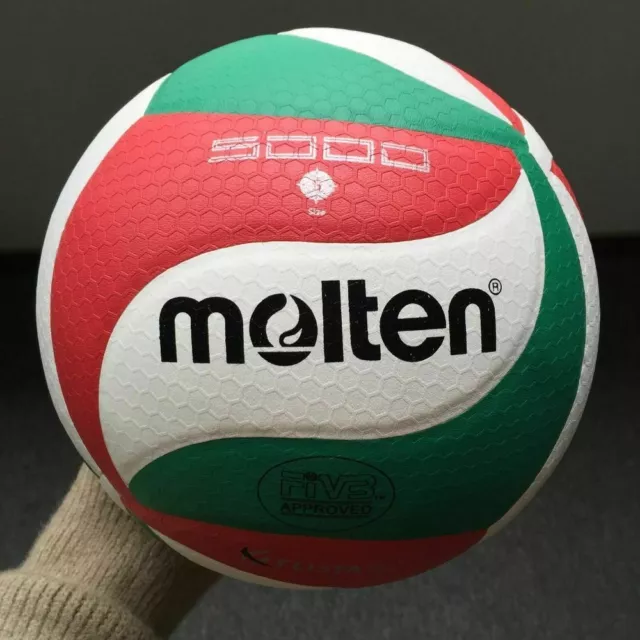 Molten Size5 Volleyball Ball  PU Leather Soft Touch Indoor Outdoor Game V5M5000*