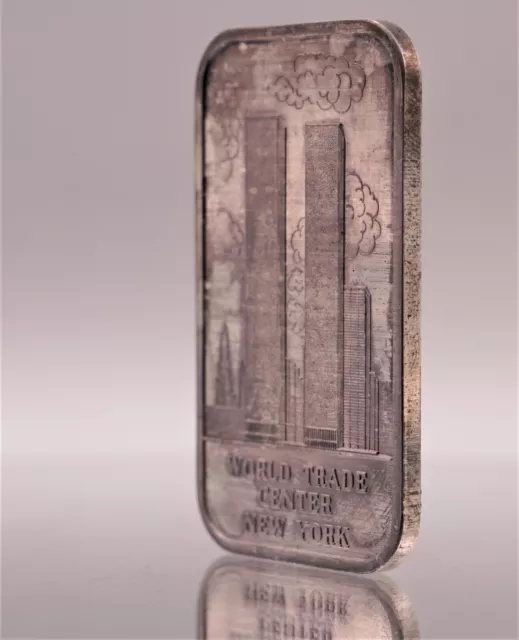 World Trade Center New York MTB Madison Mint 1oz 999 FINE Silver art bar C3226