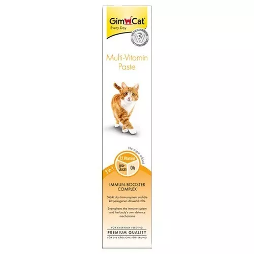 GimCat Multi-Vitamin Pâte 50 G, Chats Pâte, Neuf