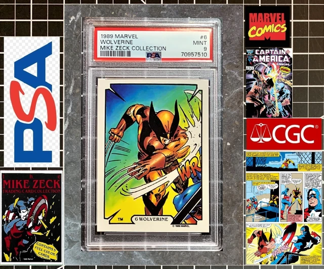 Marvel Comic CGC Graded Card Pairing - Captain America Annual #8 - PSA 9 MINT