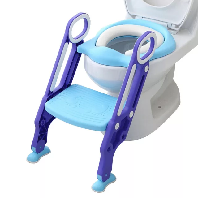 Toilettentrainer Toilettenaufsatz WC Sitz Toilettensitz mit Treppe für Kinder DE