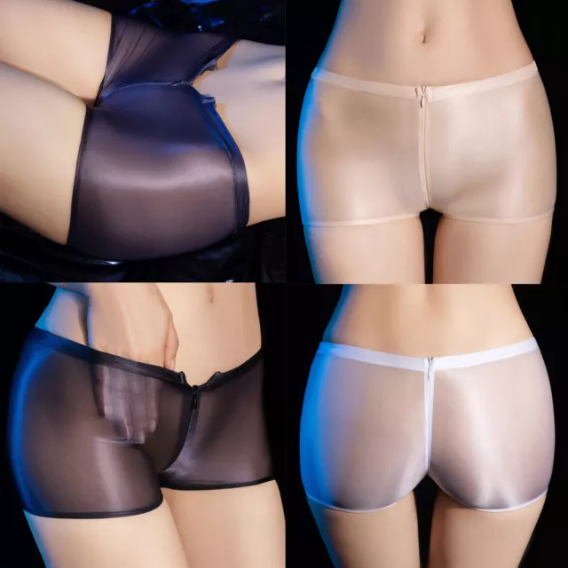 Women Sheer Panties Thong Ultra-thin Mesh Underwear See-through Lingerie  Knicker