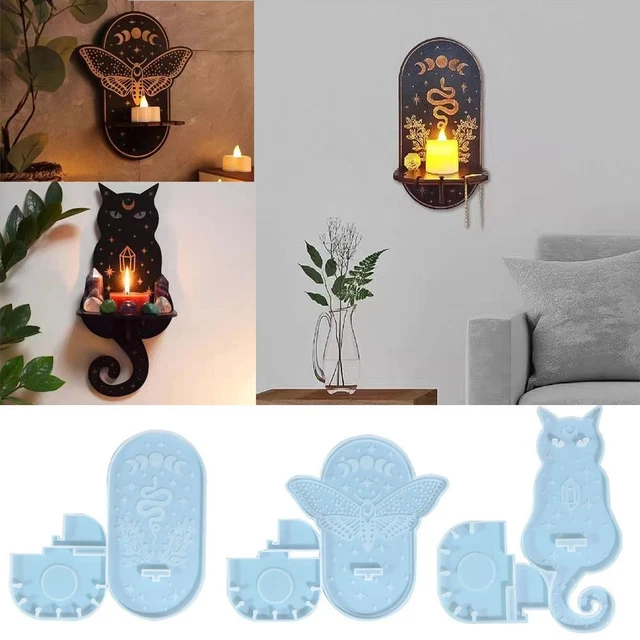 Silicone Gypsum Cement Mold Epoxy Resin Candle Mold Craft Handmade Tools  Home