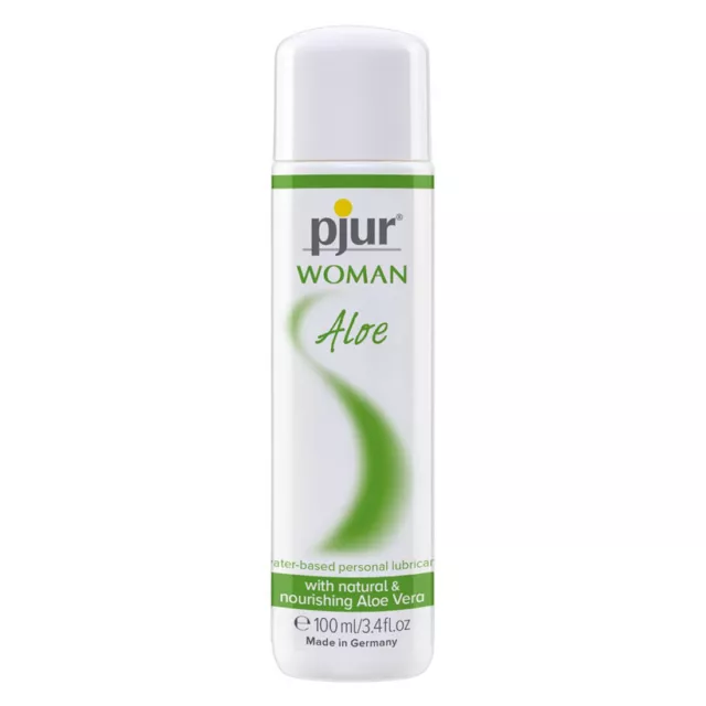 pjur Woman Aloe Gleitgel mit Aloe Vera Wasserbasis Frauen Gleitmittel 100 ml