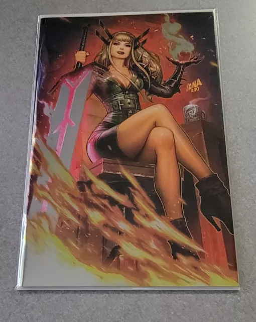 Realm of X # 1 NYCC 2023 David Nakayama Virgin FOIL Variant Exclusive Magik