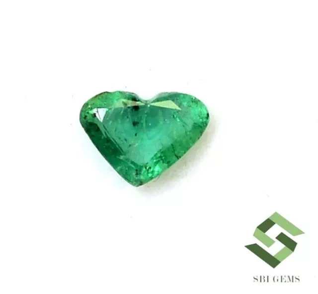 4.20x5.70 mm Certified Natural Emerald Heart Shape Cut Pair 0.31 Cts Loose Gems