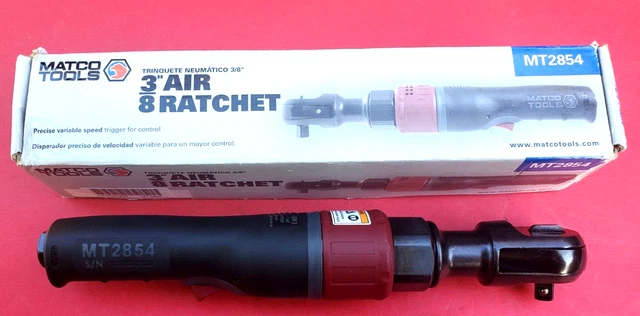 MATCO MT2854 3/8" DRIVE PNEUMATIC AIR RATCHET WRENCH Tested