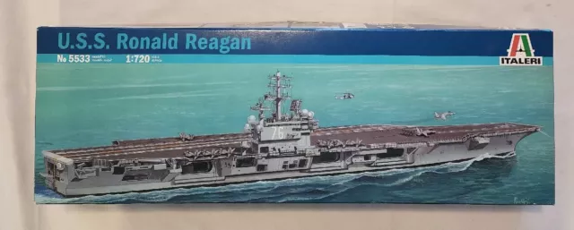 Italeri 1:720 Aircraft Carrier U.S.S Ronald Reagan Model Kit