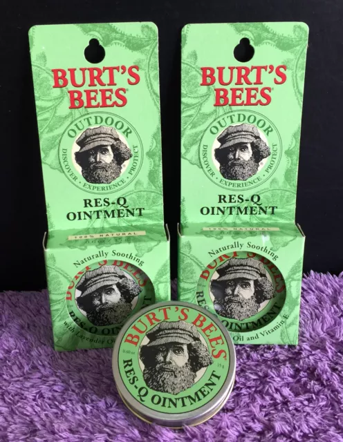 BURT'S BEES RES-Q OINTMENT 15g 8.5g 100% NATURAL Herbal AUTHENTIC Burts Healing