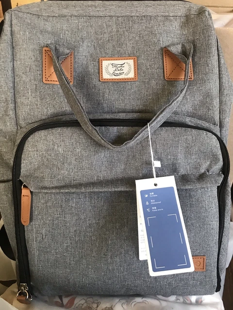 Lekebaby Diaper Bag Backpack with Changing Station, 3 in 1 Baby Diaper Bag with