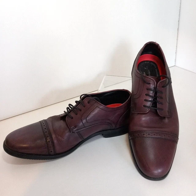 Rockport Grady Plain Toe - Scarpe Da Ginnastica Uomo In Pelle, Suola EVA Con Tecnologia TruTECH
