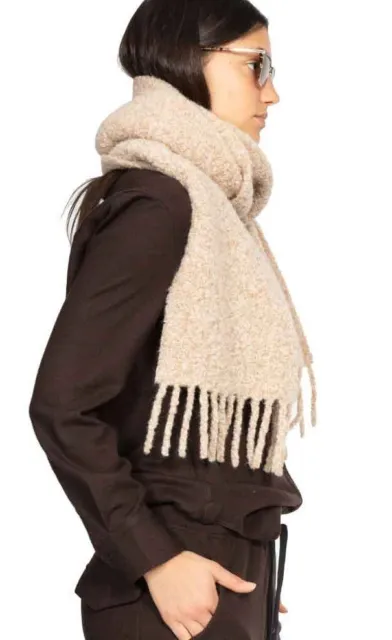 NWT rag & bone $250 Sloane Soft Boucle Scarf in Oatmeal Melange