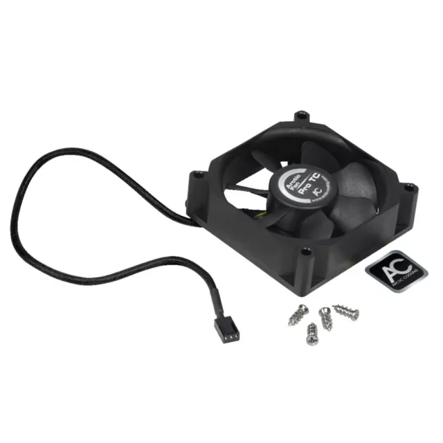 Arctic Cooling Fan Pro TC 80mm 8cm PC Gehäuselüfter Lüfter Tower 3-Pin Molex