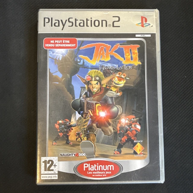 Jeu PS2 Jak II : Hors La Loi – Edition Platinum – Bon état, Livraison Rapide Sous 24h