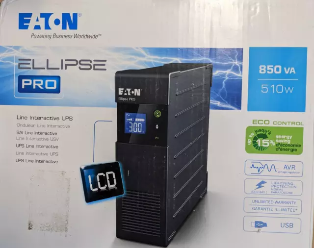 Eaton Ellipse PRO 850 FR Unterbrechungsfreie Stromversorgung (UPS) 850 VA 4 AC-A
