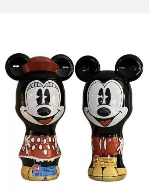 Disney Mickey & Minnie Mouse 3-in-1 Body Wash Sham Cond 14Oz Punch & Berry