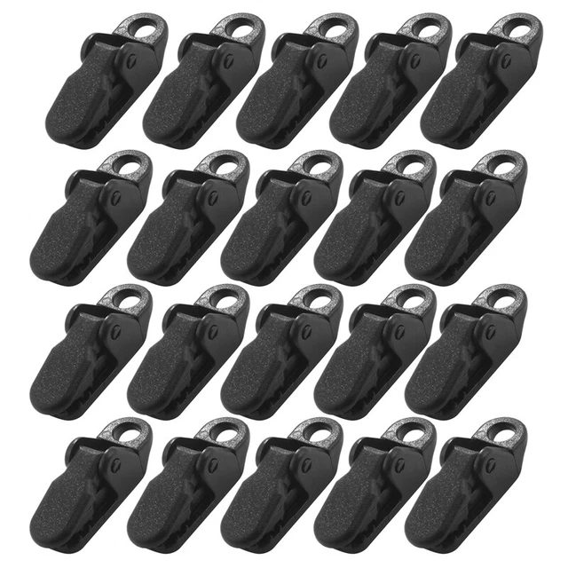 20Pcs Tent Awning Canopy Clamp Tarp Clip Snap Canvas Anchor Gripper Caravan C5V8