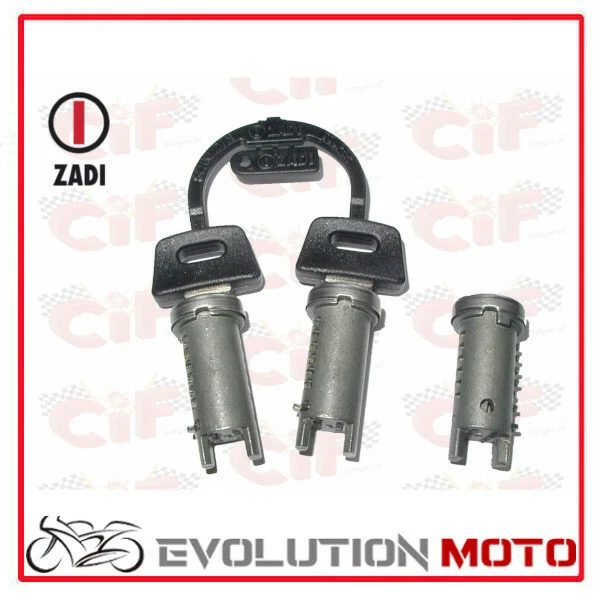 Set Serrature 3 Cilindretti + 2 Chiavi Per Vespa Piaggio Gilera - Compatibile Con Modelli Dal 1985 - Foto 7