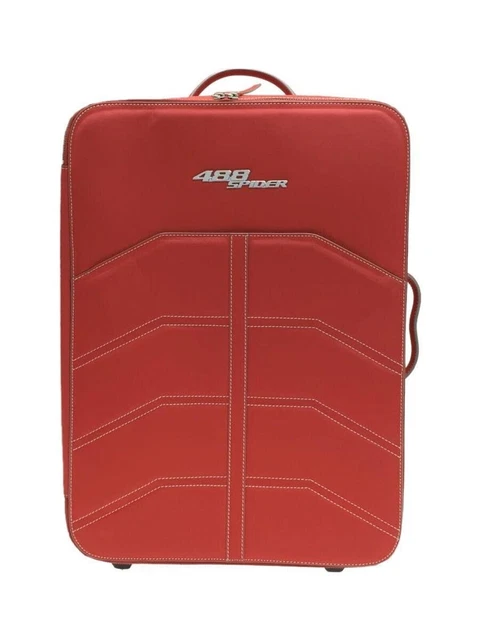 Ferrari 488 Spider GTB Owner Limited Giveaway Carry bag Leather Suitcase Red