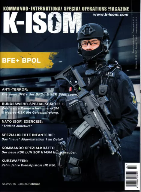 K-ISOM 2/2016 Elite&Spezialeinheiten Kommando Spezialkräfte KSK Geiselbefreiung