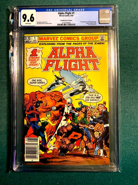 Alpha Flight #1 Rare Canadian Price Variant CGC 9.6 Newsstand Edition NM+