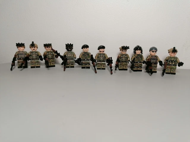 Military modern Russian Pilot minifigure Ukraine War
