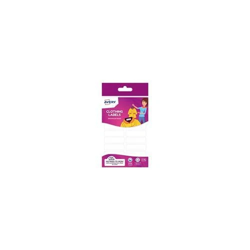 Avery Back to school - etichette per abiti - 45 x 13 mm (pacchetto di 36) etvet3