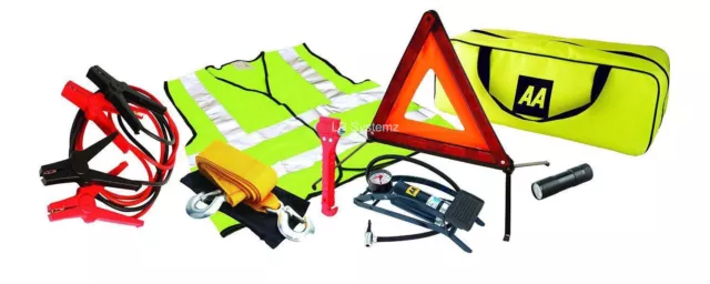 AA Car / Van Essential Travel Emergency Breakdown and Safety Travelling Kit Plus 2