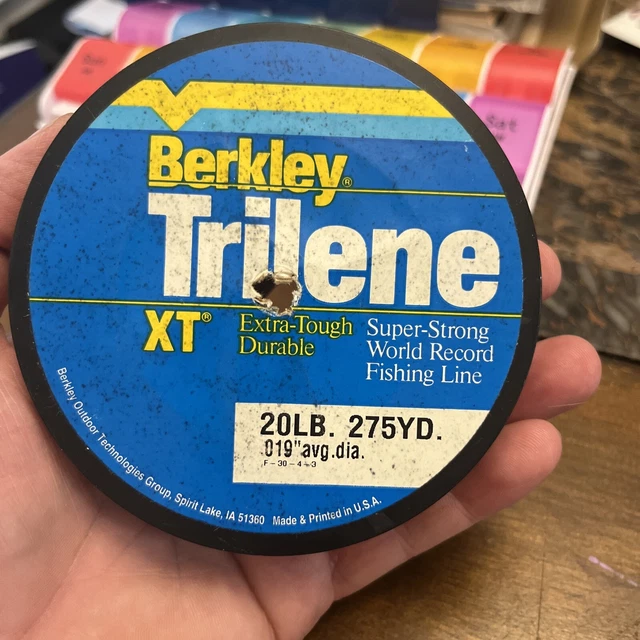 NOS Berkley Trilene XT 20 lb Fishing Line 275 yards, Clear