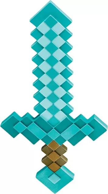 Offizielles Minecraft Diamant Schwert Kunststoff-Replik Kinder Kostüm Zubehör