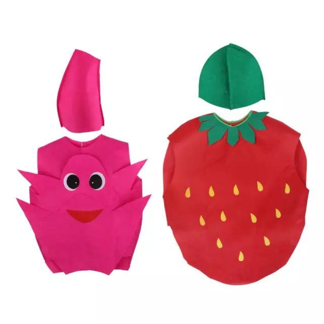 Lustiges Obstkostüm mit Hut, kreatives, bequemes Cosplay-Kostüm für