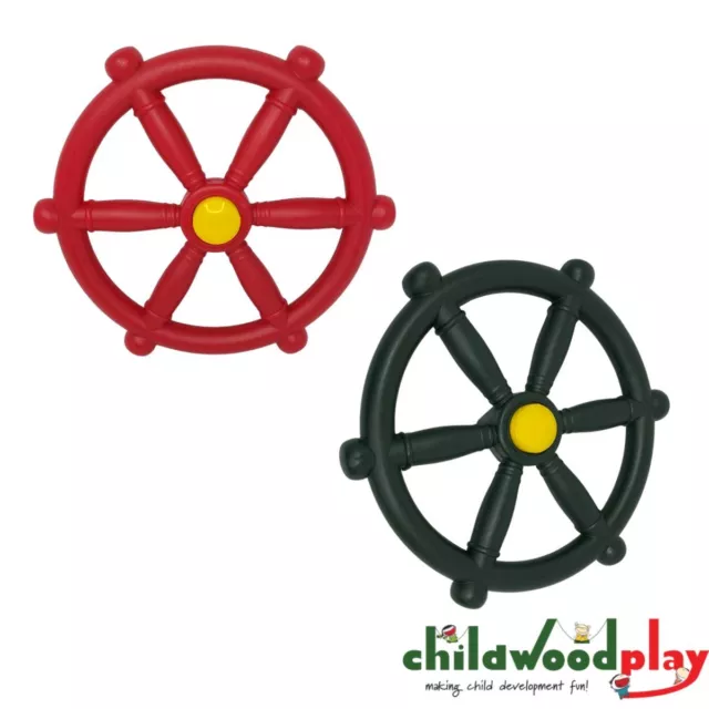 Pirate ship steering wheel for climbing frames Tree House Play Den Accessories
