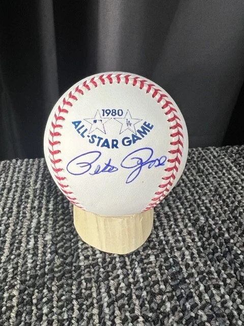 Cincinnati Reds Pete Rose 1980 All Star Signed Baseball with JSA COA