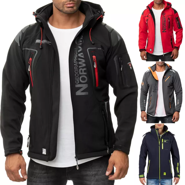 GEOGRAPHICAL NORWAY HOMME Softshell Transition Vestes Exterieur Veste Hiver EUR 74 09 PicClick FR