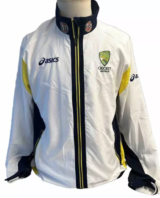 Asics Cricket Australia Jacket Mens Large VB Sponsored Official Licensed In Vgc